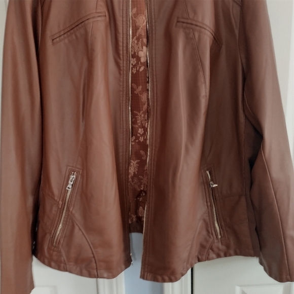 Guess Faux Leather Jacket 3X - Picture 9 of 14
